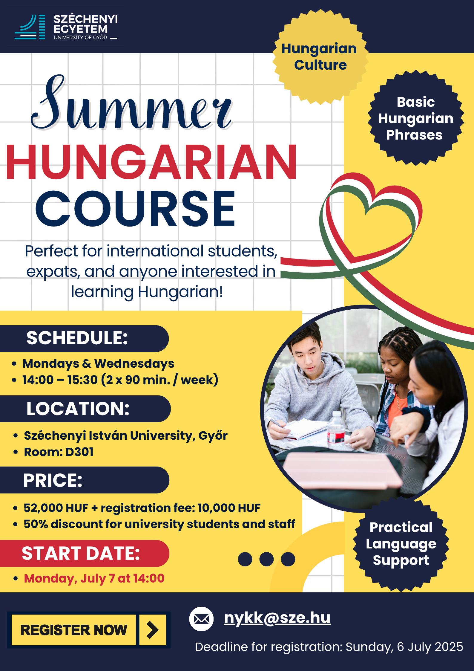 Summer Hungarian Course 2025